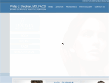 Tablet Screenshot of drphilstephan.com